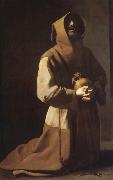 Francisco de Zurbaran St. Franciscus in meditation France oil painting artist